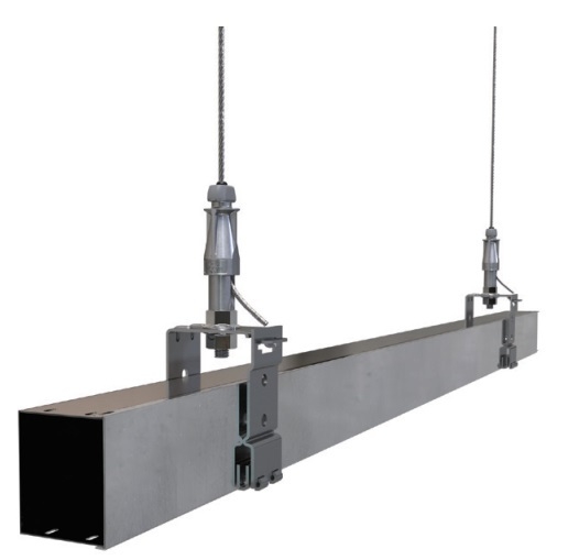 レースウェイ 鉛直自重支持ワイヤ工法