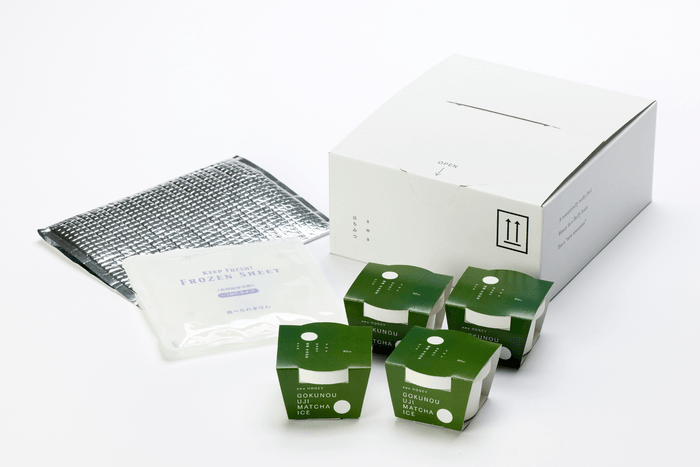 awaはちみつ×極濃宇治抹茶アイス セット内容