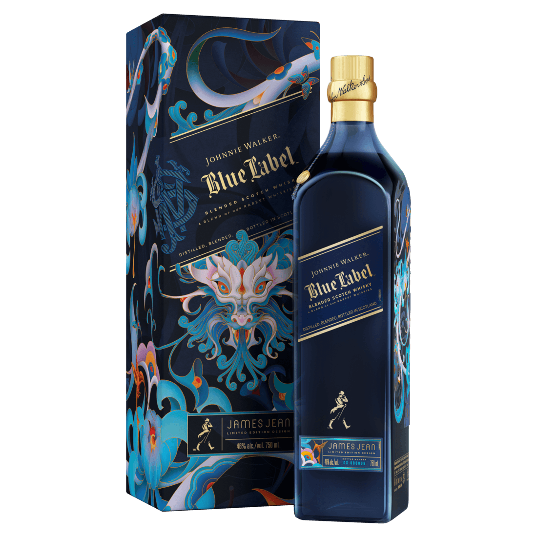 ジョニーウォーカー ブルーラベル イヤーオブザドラゴン 箱あり