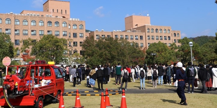 令和4年度(2022年度)の避難訓練の様子