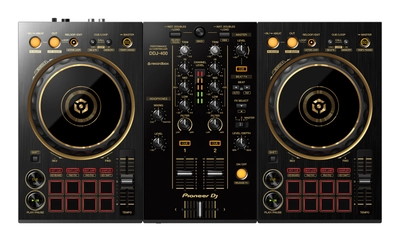 さまざまなDJアプリケーションに対応する DJコントローラー「DDJ-400」の限定モデル、 ゴールドカラーデザインがひときわ目を引く「DDJ-400-N」発売