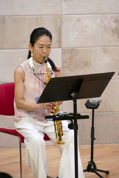ソプラノ・サクソフォン:田端 直美