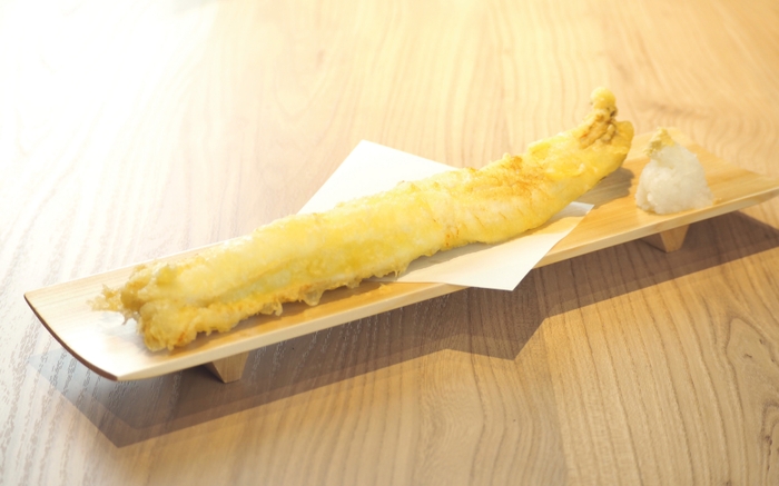 名物ジャンボ穴子天ぷら(1,100円)