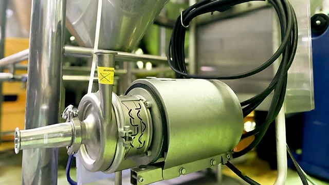 さらに導入されたアルファ・ラバル製ポンプ