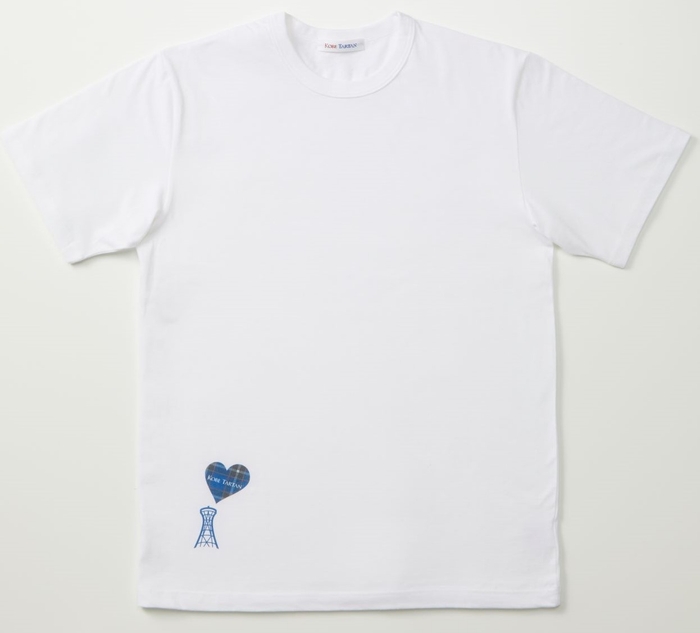 KOBE TARTAN超消臭Tシャツ ポートタワープリント