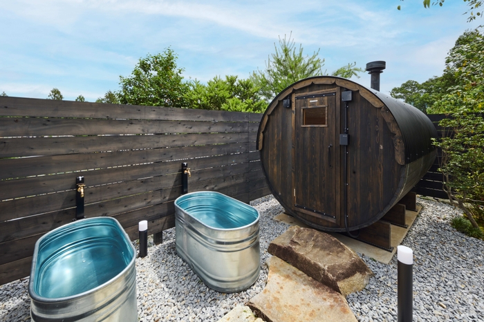 水風呂完備の完全プライベート空間