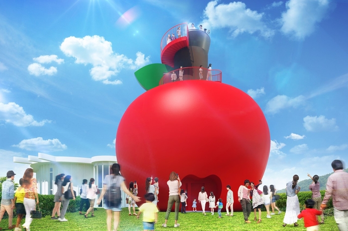 ▲「HELLO KITTY APPLE HOUSE 」(イメージ)