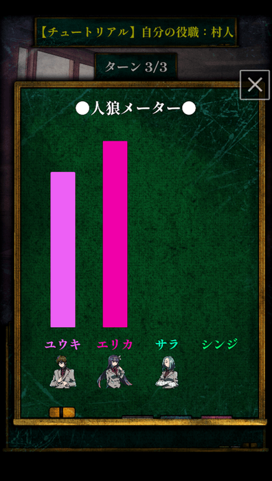 ひとりで楽しめる新感覚人狼ノベルゲーム『ひとり人狼 -狼の潜む教室-』リリース!(5)