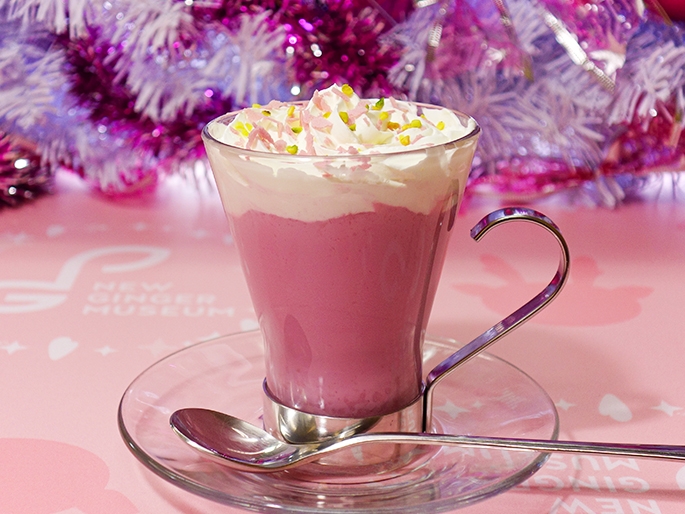 ピンクジンジャーホットチョコレート