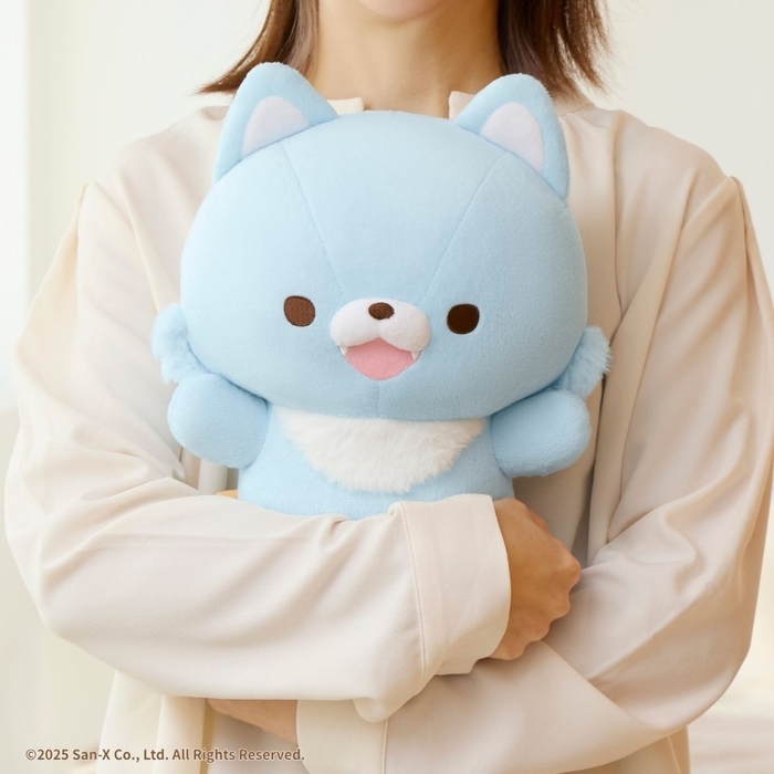 あったかぬいぐるみ アオイコオオカミ　イメージ3