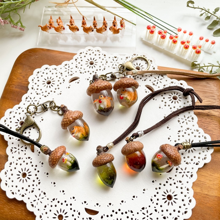 どんぐりレジン講座 by 虹の橋ハンドメイド