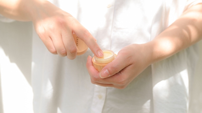 指でやさしく感じるテクスチャー