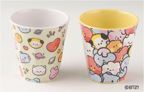 BT21 mininiメラミンカップ(ぎゅうぎゅう)/(ランダム)