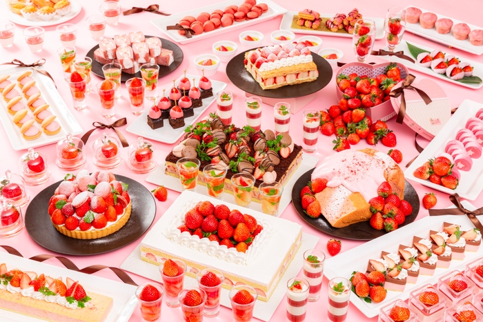 いちごスイーツビュッフェ メニュー(イメージ)