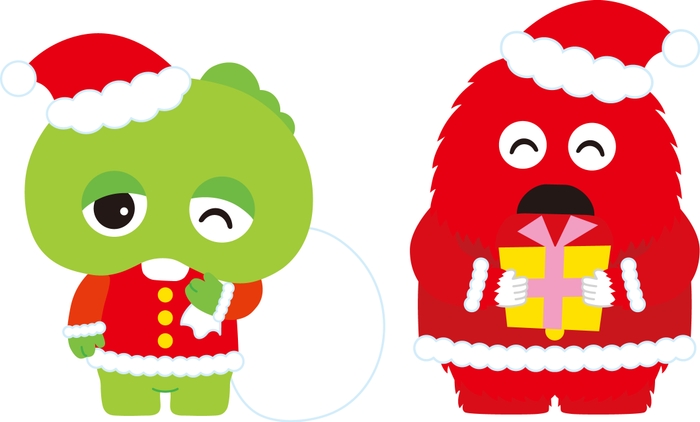 クリスマスver.ガチャピン・ムック イメージ