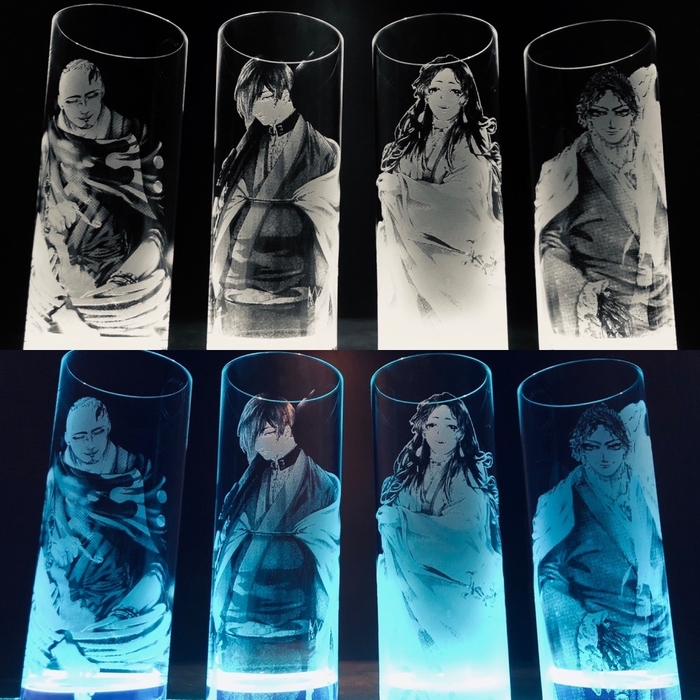 月光グラス光殿Ver 4種