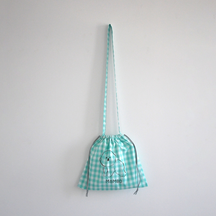 <クラスカ  ギャラリー&ショップ “ドー”>MAMBO巾着ショルダーバッグ