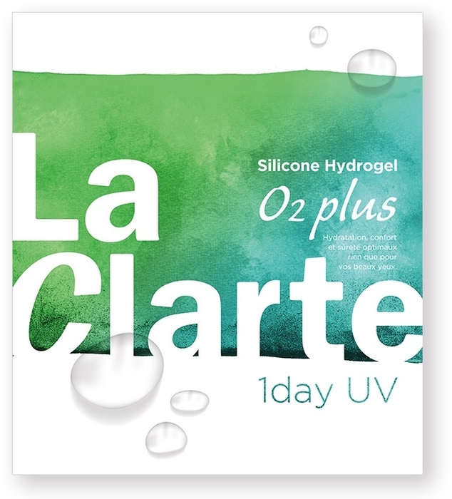 LaClarte 1day UV Silicone O2 plus(パッケージ)