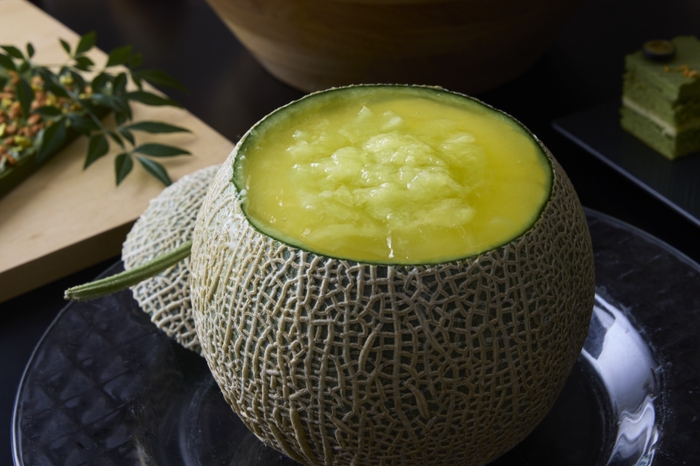 フレッシュなクラッシュメロンゼリー