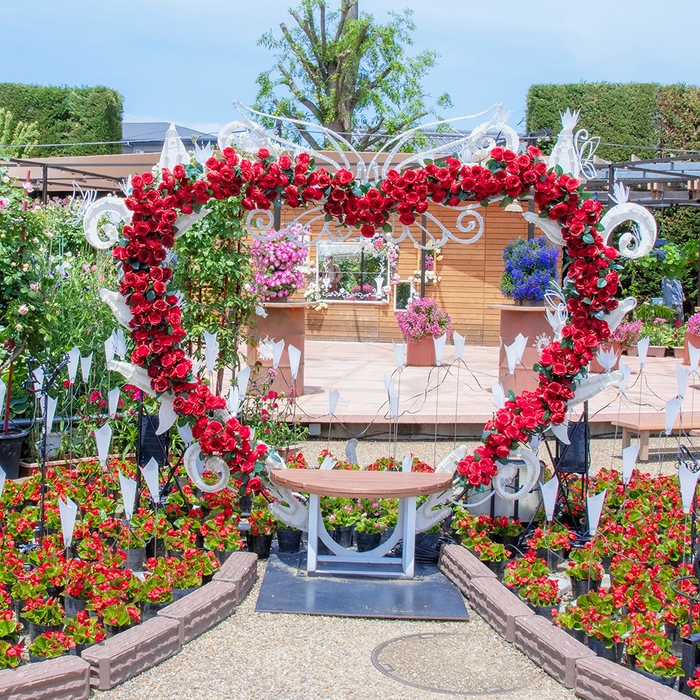 ハートのフォトスポット