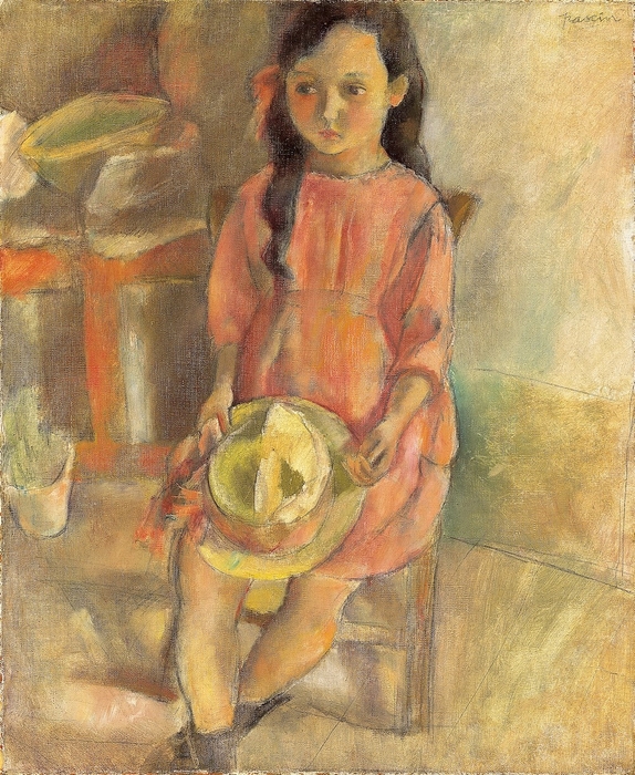 ジュール・パスキン《帽子を持つ少女》1924年 公益財団法人諸橋近代美術館