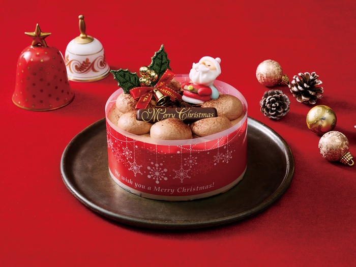 「クリスマスチョコ生ショート」4号(直径12cm) ¥3,800(税込)