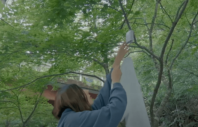 簡単に洗濯物を干せる