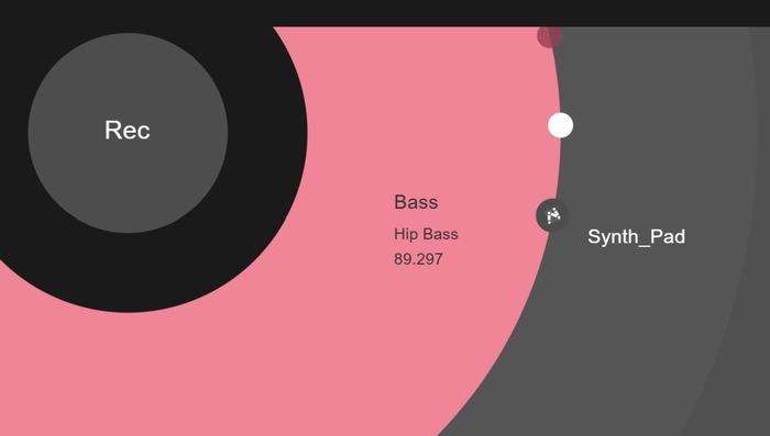 『Tone Explorer』テクノロジー・プレビュー版 画面イメージ(Solar View)