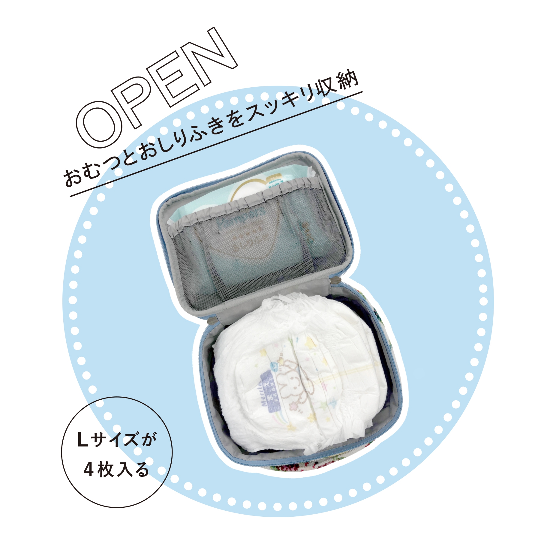 おむつポーチを使ってみました!