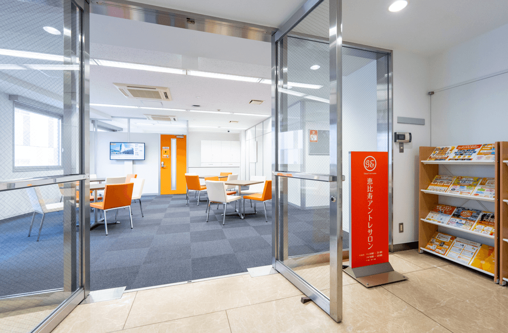 恵比寿アントレサロン 内観(オープンラウンジ)