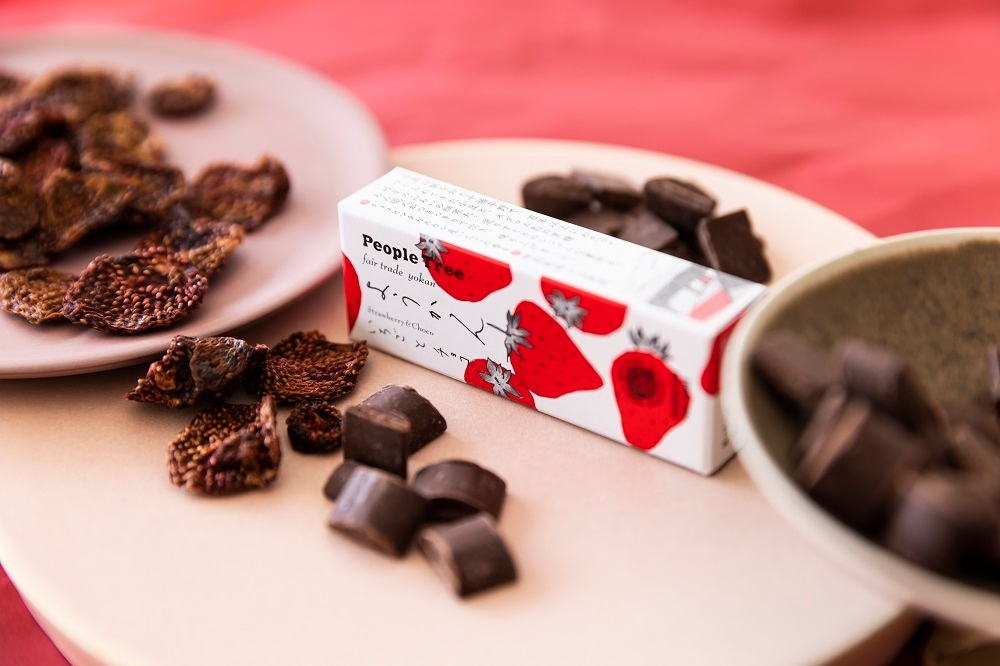 フェアトレードようかん いちごとチョコ