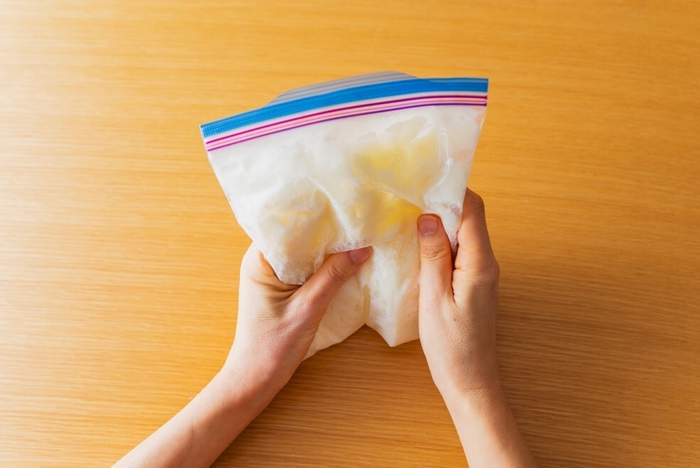 ミルクかき氷の作り方