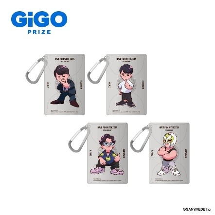 ・HAVE FUN WITH ZETAカラビナ付きクリアポーチ(全4種)