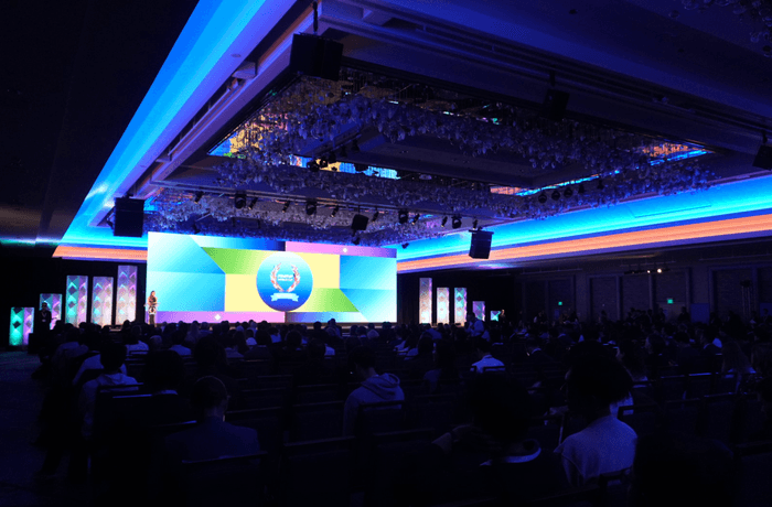 決勝戦が行われた17日の会場の様子