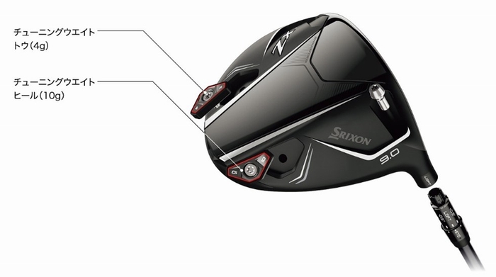 画像は「スリクソン ZXi ドライバー」です。