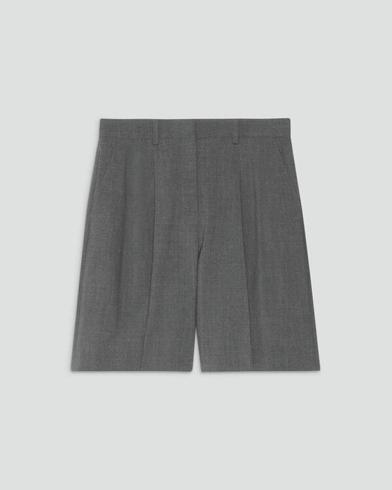 Traceable Wool Dbl Pleat Sh