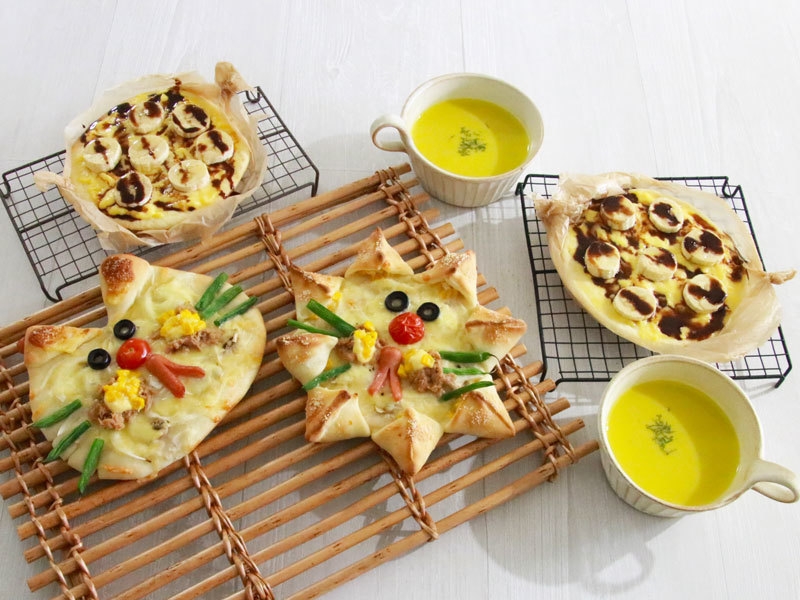 夏休み企画!親子で楽しいピザづくり 3品