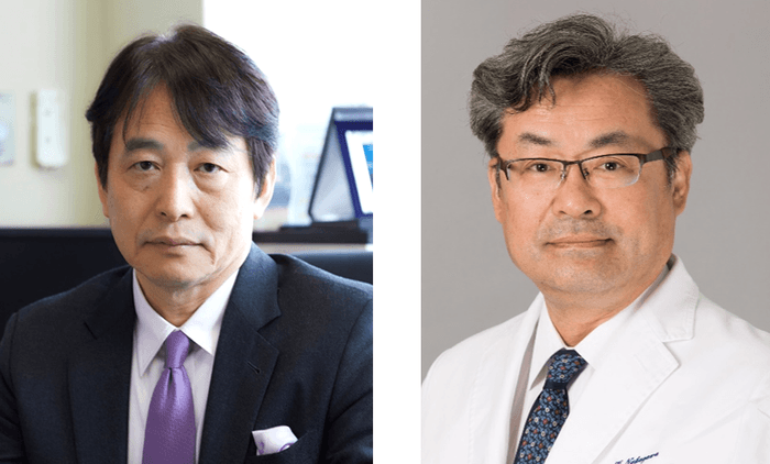 医学部主任教授 工藤 正俊(左)、医学部主任教授 中川 和彦(右)