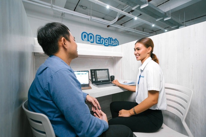 セブ島留学でのマンツーマンレッスンの様子