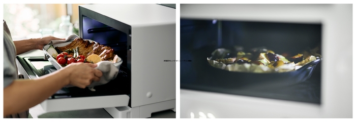 本格派のレンジ・オーブン・グリル機能