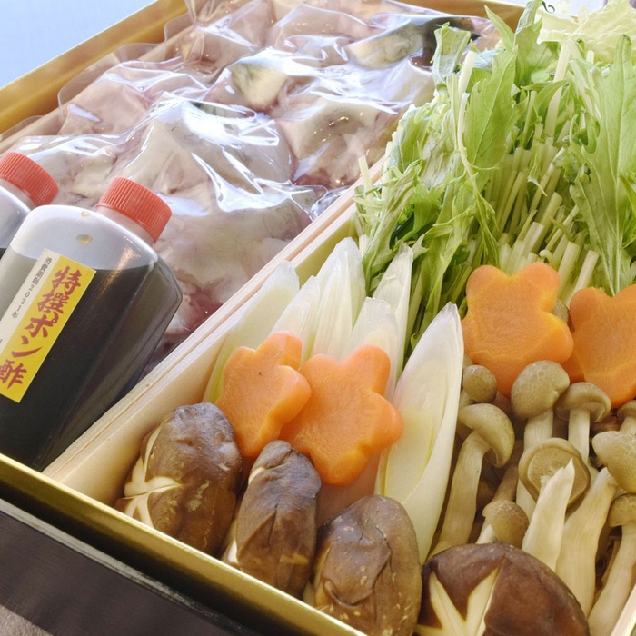 とらふぐあら鍋(野菜付)