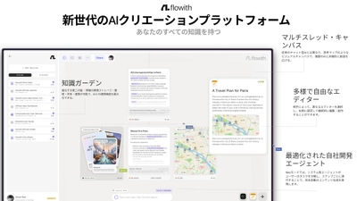 Flowith：キャンバス型AIエージェントで クリエイティブに無限の広がりを　 ナレッジベース機能が無制限で正式に開放