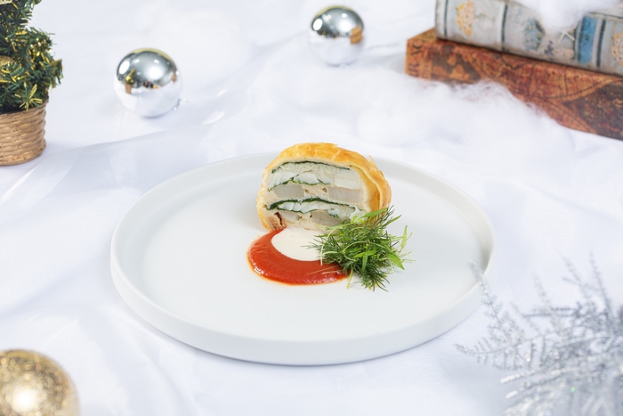 【魚料理】 鯛とホタテ貝のアンクルート（基本）