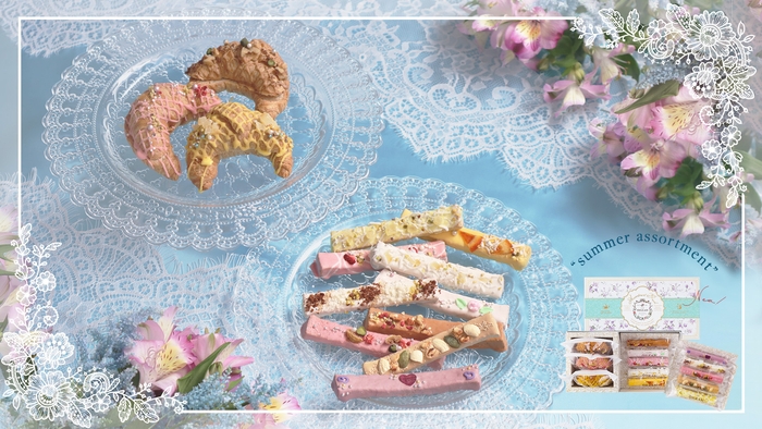 クロワッサンラスク3個、スティックラスク10本のセット