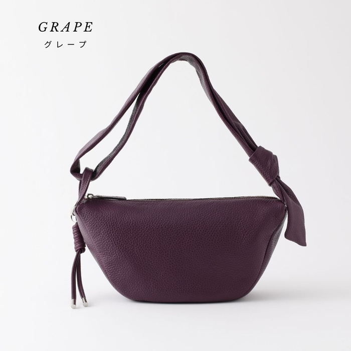 yoko×bell la bell コラボ企画ハーフムーンバッグ グレープ