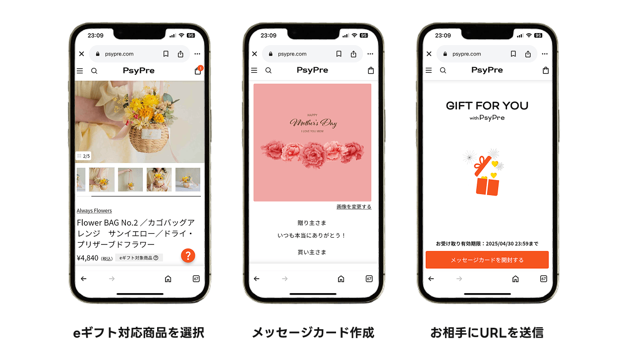 eギフト機能の使い方