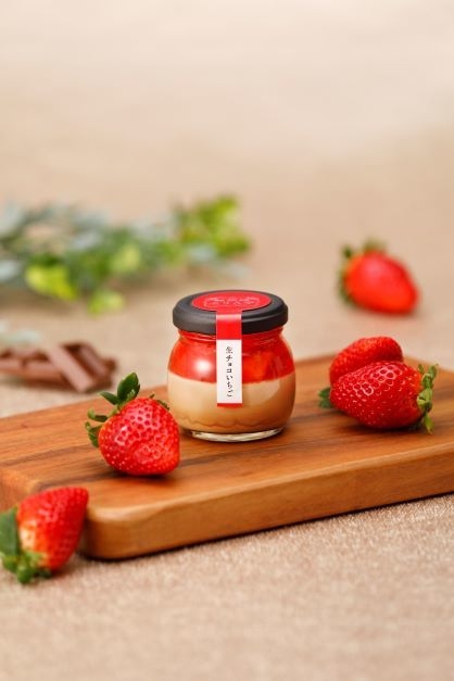 生チョコいちごプリン