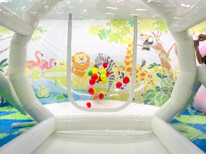 風船ハウスが登場!