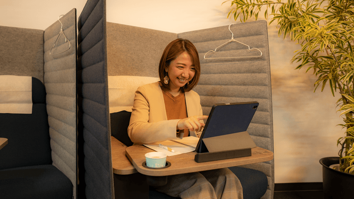 ハイバックソファ席 利用イメージ