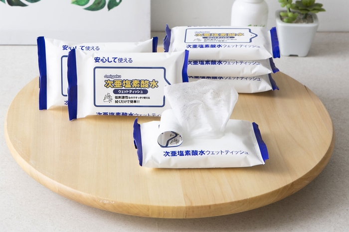 次亜塩素酸水ウェットティッシュ